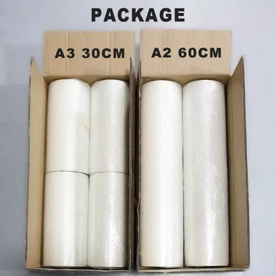 防水DTFフィルム 30CM*100M 双面マットホワイトインク印刷フィルム 自然色や柔らかい色