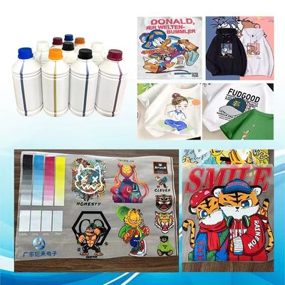 1000ml DTFプリンタ用インク シアン・マジェンタ 黄色 黒白DTFインク