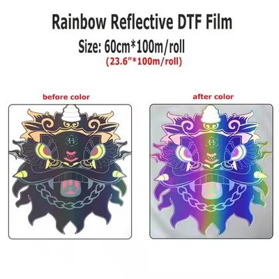 デスクトップ用DTF印刷材料のための彩色の虹の反射型DTFフィルム