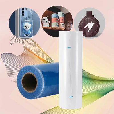 60cm ホワイト UV DTF 転送フィルム 透明 UV DTF Ab フィルム 携帯ケース 木製瓶