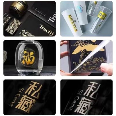 30cm UV DTF ホットスタンプリング 薄膜 ホログラムフィルム HTV 熱伝送フィルム 金銀 硬面用