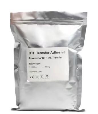 柔らかいDTF粉 白い接着剤 熱溶性移転粉 水耐性