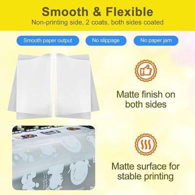 60cm DTFプリンターフィルム 冷熱皮革マットPETフィルムDTFプリンター直接Tシャツ