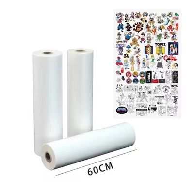 75mic DTFフィルムロール ダブルサイドマット 60cm 30cm 33cm PET熱伝送フィルム