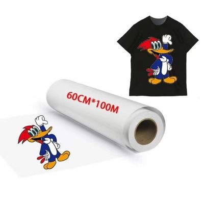 30cm*100m 75U リリーズ ペットフィルム ロール 双面 冷皮 熱皮 熱透明フィルム 30cm Tシャツ DTF