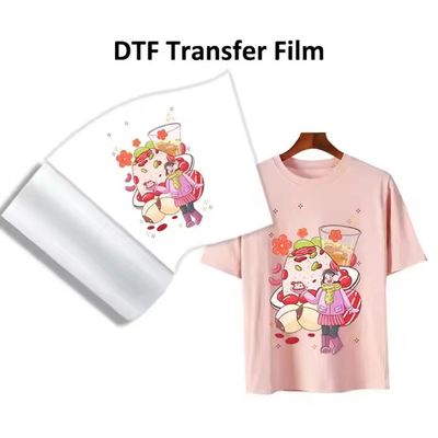 ダブルサイド 30cm 60cm DTFフィルムロール 75mic ペットフィルム 熱転送印刷