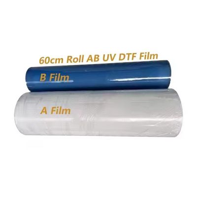 60cm DTF UV ペットフィルム ロールシート UV DTF カップラップ デジタル印刷 Abフィルム