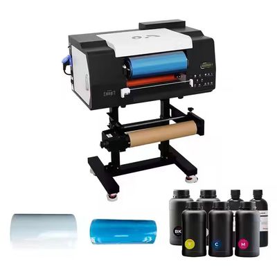 50/100 メートル ロール UV Dtf A B フィルム 付着剤 製造 UV 転送 スティッカー デジタル 印刷