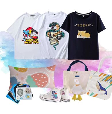 60cm DTFプリンターフィルム 冷熱皮革マットPETフィルムDTFプリンター直接Tシャツ