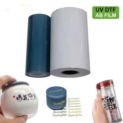 UV DTFフィルム パッケージ A*100m+B*100m フィルム 0.6*100m ロール用 UVプリンターラベルステッカー UV DTF ABフィルム