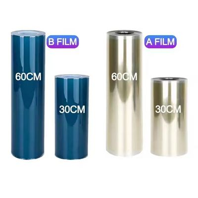 30cm*100m ロール 透明 UV Dtf Abフィルム A3 Ab UVラベルステッカー用