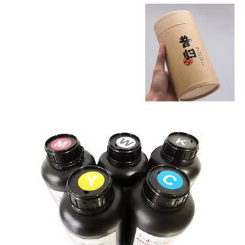 CMYKW+Vanish 500ml LEDデジタルUV固化印刷インク 鋭い解像度印刷
