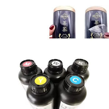 1L容量 シリコンPVCのための柔軟なLED-UVインクとエプソンプリンタのための革UVインク