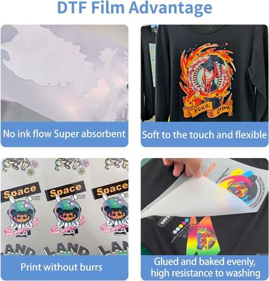 A4 DTF 転送フィルム 輝く/マット 130-150 ̊C 転送温度 DTF インク