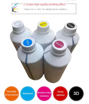 1000ml DTFインク CMYK 白色インク Tシャツ&amp;ペットフィルム印刷 プレミアム DTFプリンターインク