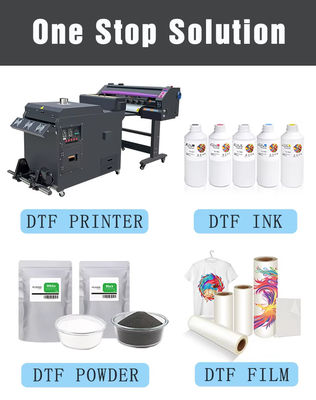1000ml DTFインク CMYK 白色インク Tシャツ&amp;ペットフィルム印刷 プレミアム DTFプリンターインク