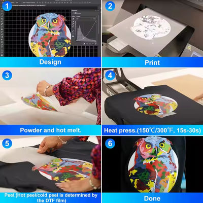 60cm*100m ロール ホット・ピール ダブル・サイト コーティング オーダーメイド 熱転送 Dtf ペットフィルム