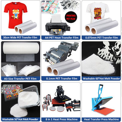 220V / 110V A3 DTFプリンタ Tシャツ転送のためのPETフィルム印刷機