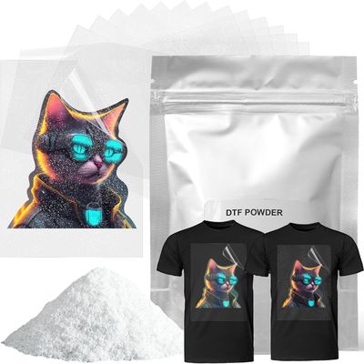 100mic 5kg ホワイト TPU 熱溶性粘着粉末 DTF 転送