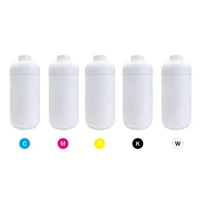 CMYK W カラー 500ml Dtf ピグメント インク 熱伝送印刷 水性プリンター用